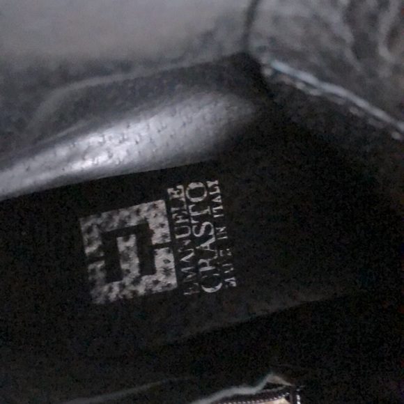 EMANUELE CRASTO (41) studded biker style boots made in Italy - Picture 7 of 12